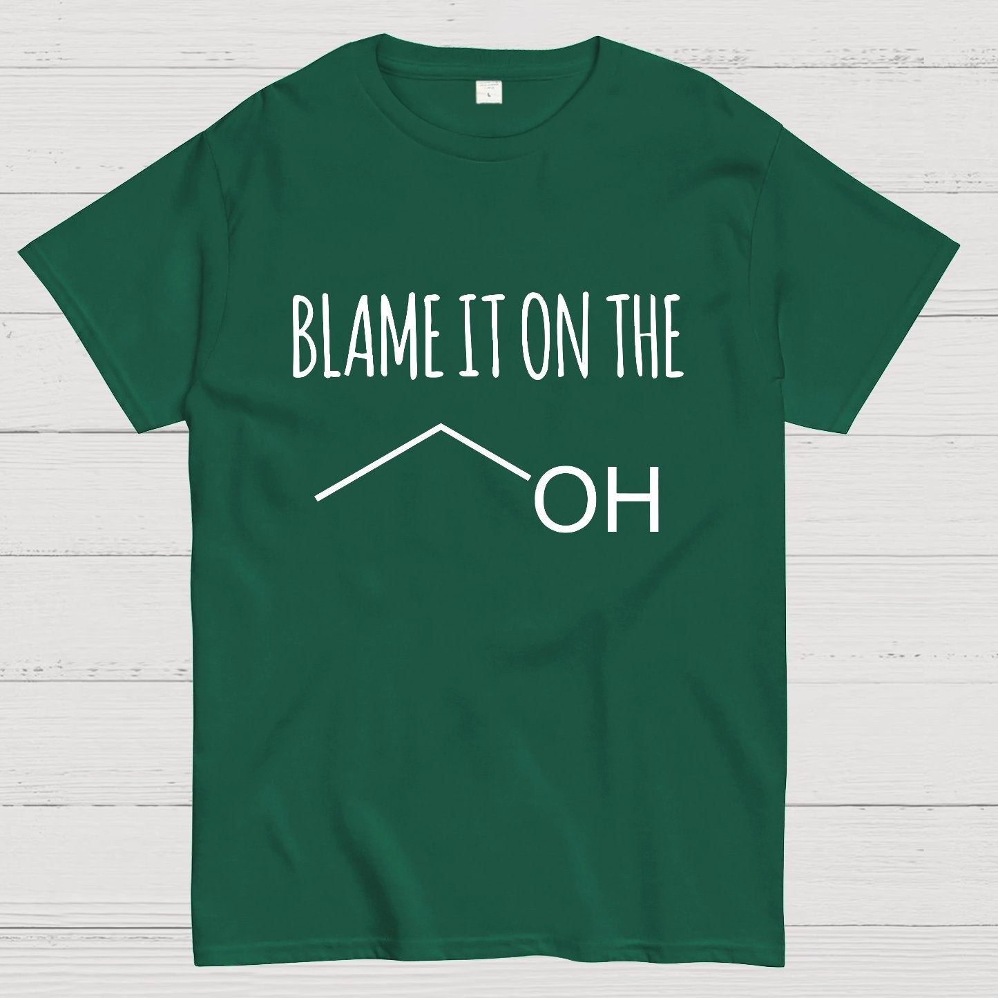 Blame It On The Alcohol Geeky T-Shirt