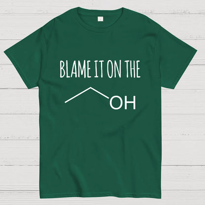 Blame It On The Alcohol Geeky T-Shirt
