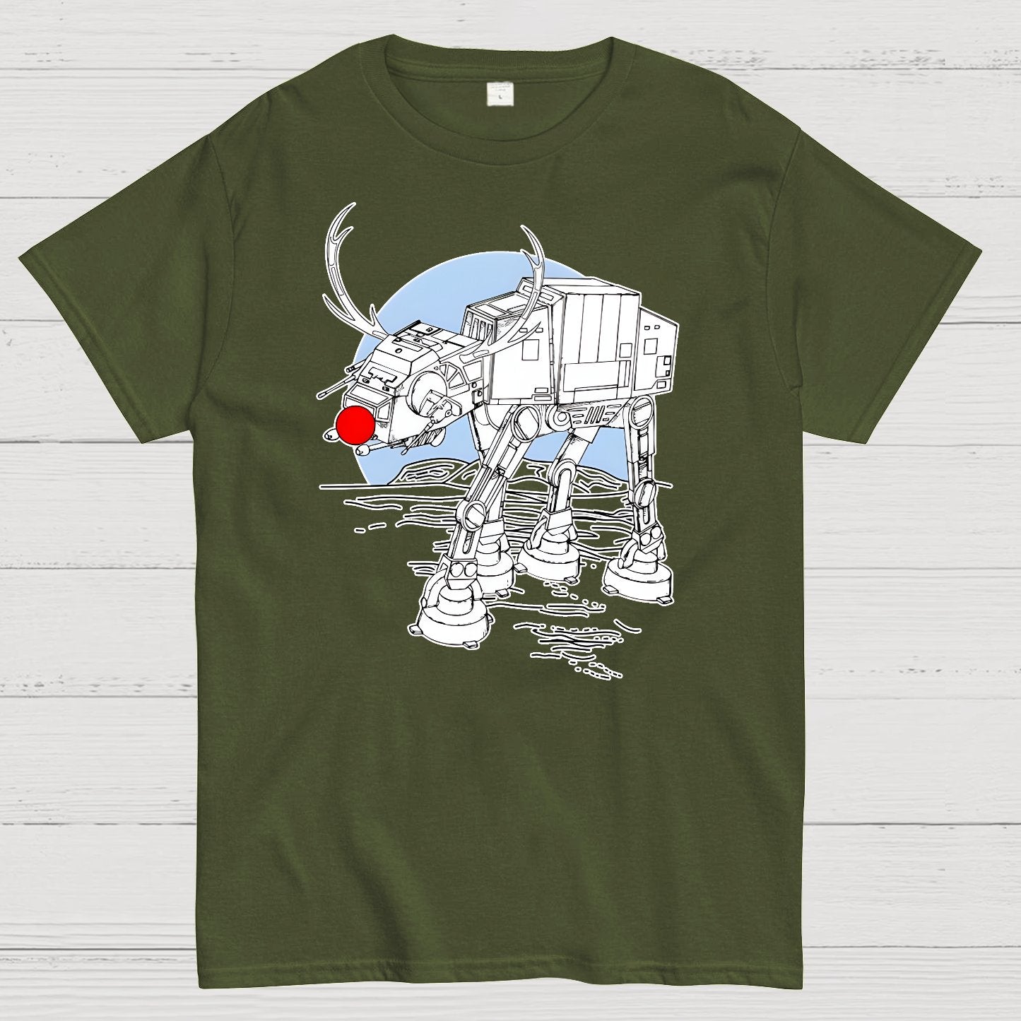 Christmas Robot Geek T-Shirt