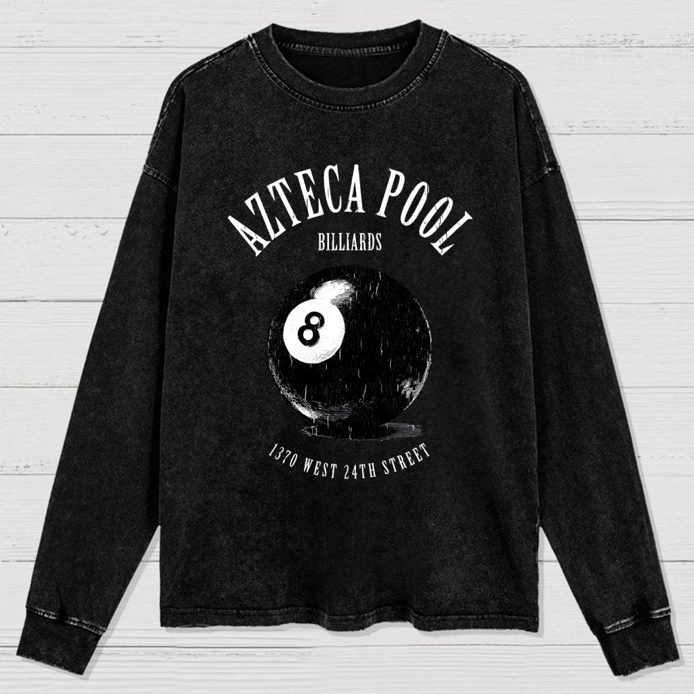 Azteca Pool Washed Long Sleeve Tee