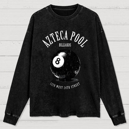 Azteca Pool Washed Long Sleeve Tee