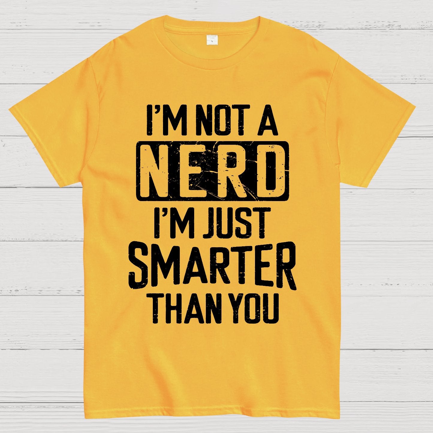Funny Nerd T-shirt Smart person Geek T-Shirt