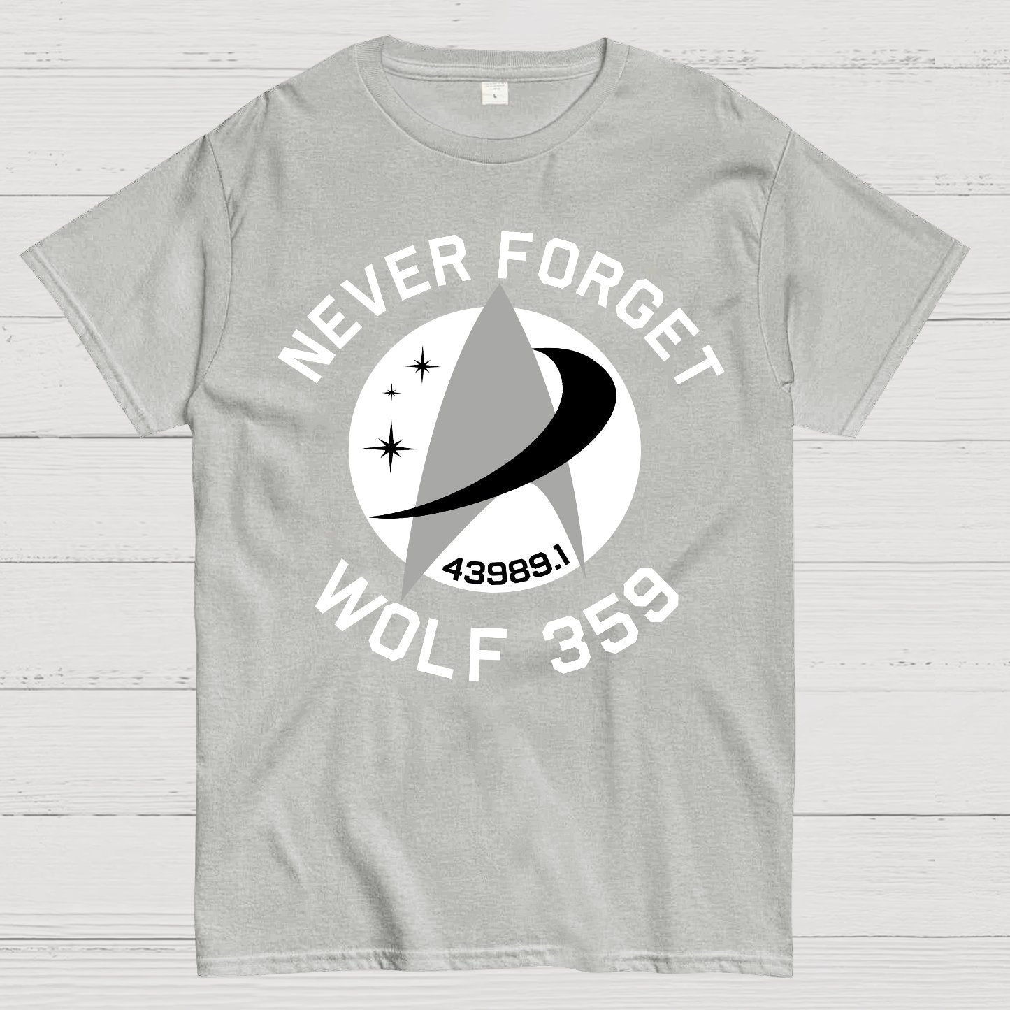 Never Forget Wolf 359 Geek T-Shirt