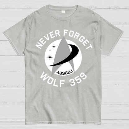 Never Forget Wolf 359 Geek T-Shirt