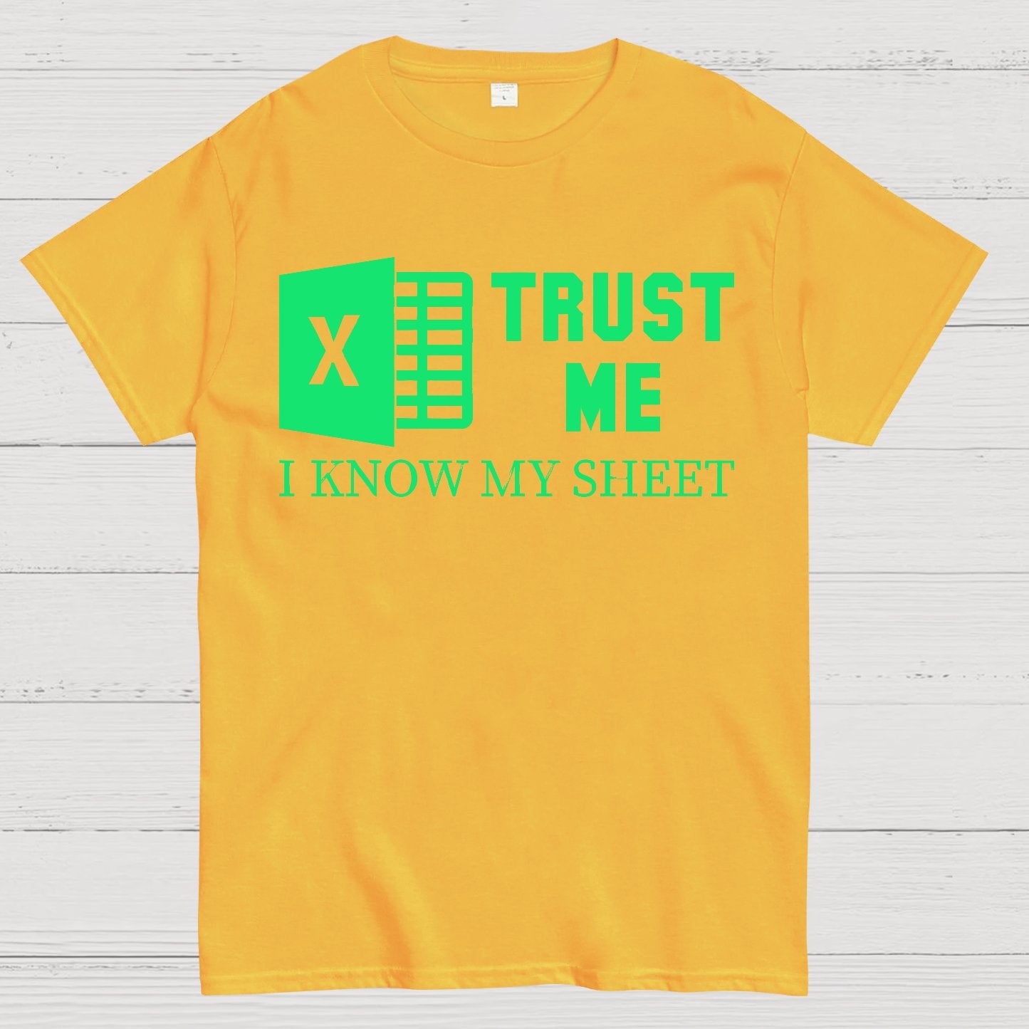 Trust Me I Know My Sheet Geek T-Shirt