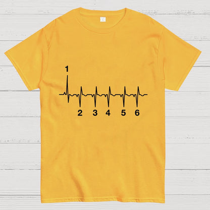 Motorcycle Motorcyclist Heartbeat Geek T-Shirt