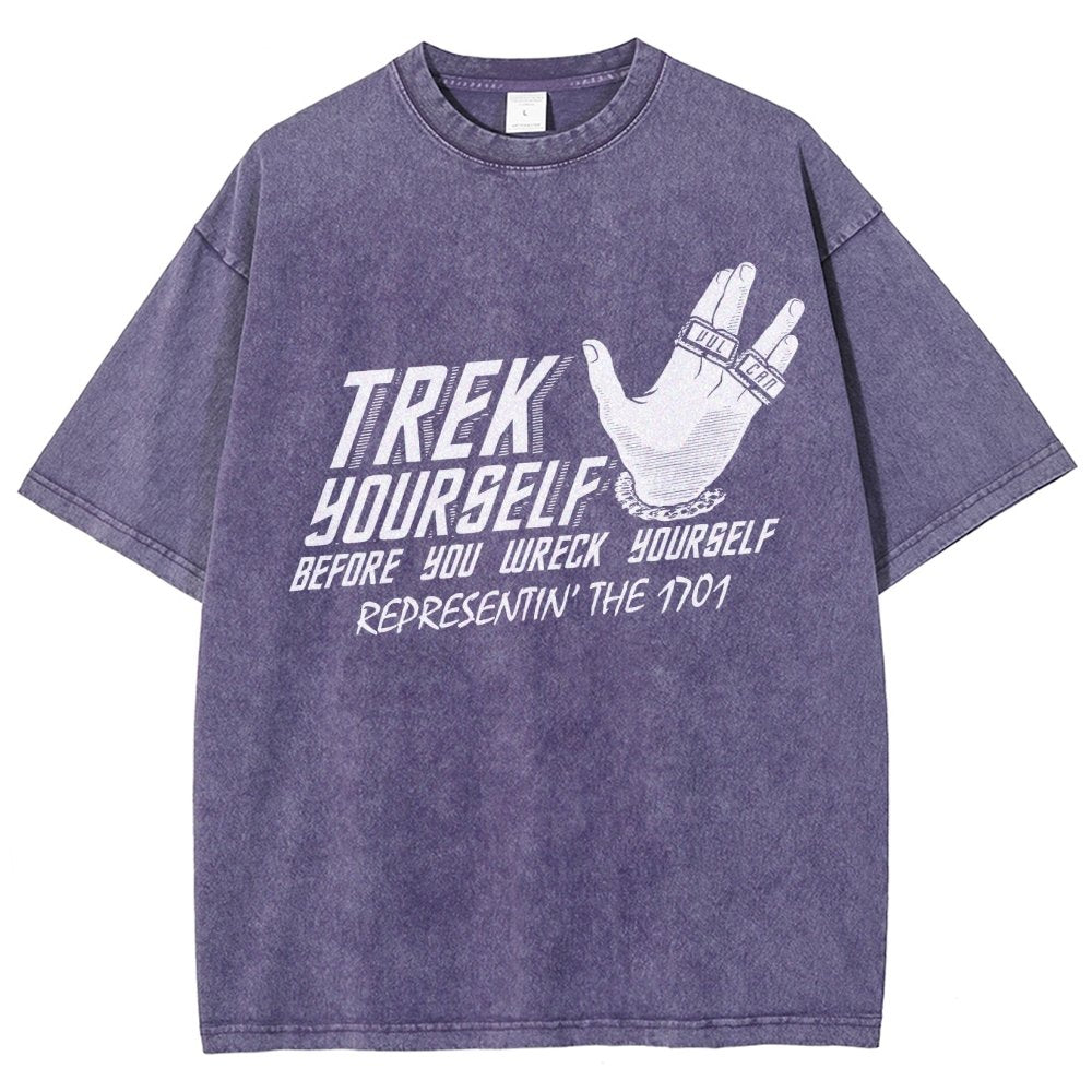 Travel Yourself Vintage Distressed T-shirt