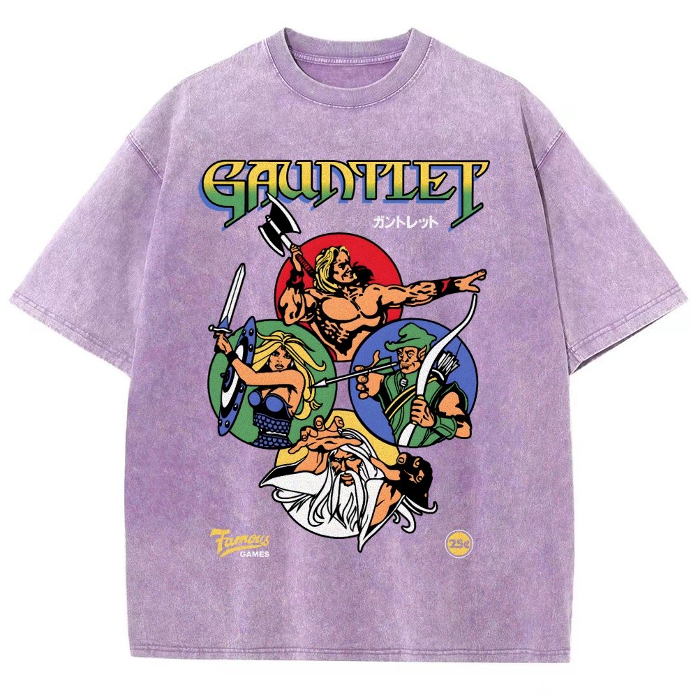 Gauntlet Retro Vintage Arcade Gaming Vintage Distressed T-shirt