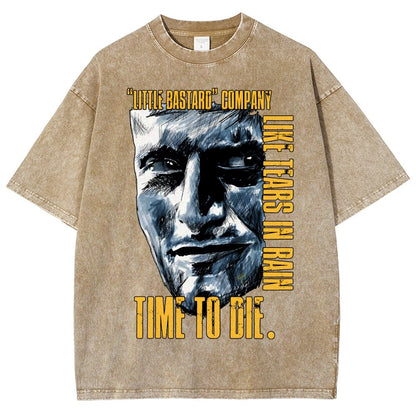 Time To Die Vintage Distressed T-shirt