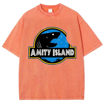 Seaside Town Vintage Distressed T-shirt