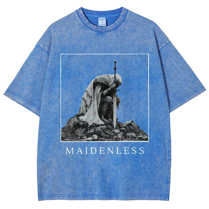 Maidenless Vintage Distressed T-shirt