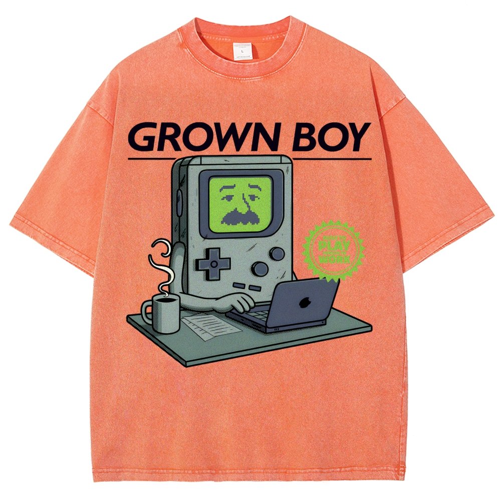 Grown Boy Vintage Distressed T-shirt