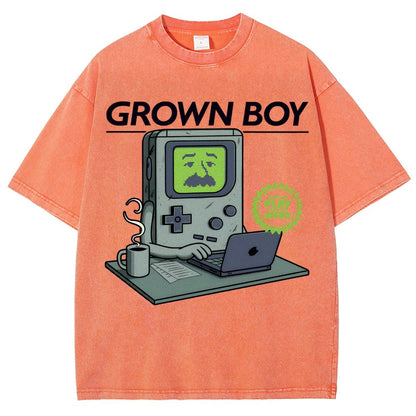 Grown Boy Vintage Distressed T-shirt