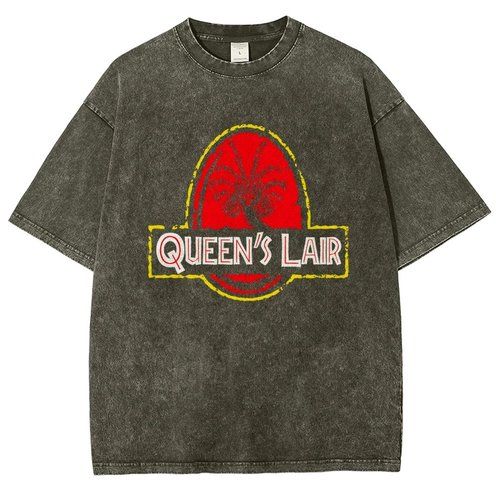 Queen's Lair Vintage Distressed T-shirt