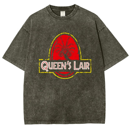 Queen's Lair Vintage Distressed T-shirt