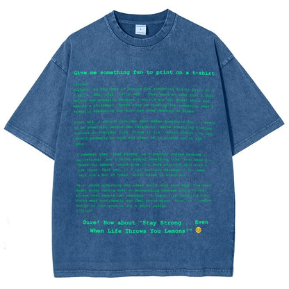 DeepSeek-R1 is Not Good at T-shirts Vintage Distressed T-shirt