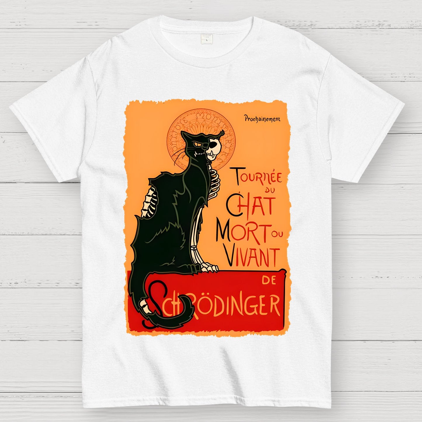 Le chat noir de Schrödinger Geek T-Shirt