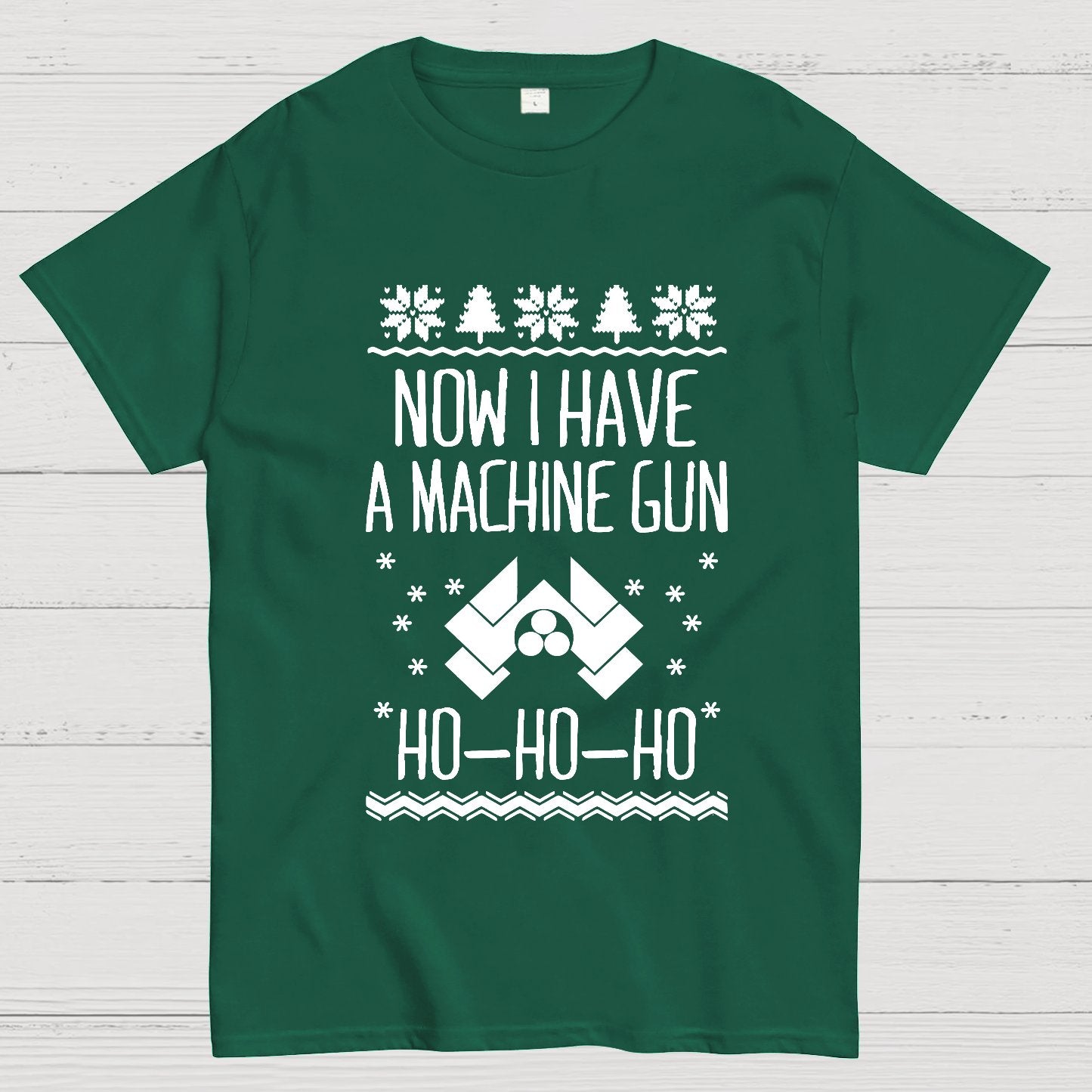 Now I Have a Machine Gun Ho-Ho-Ho Geek T-Shirt
