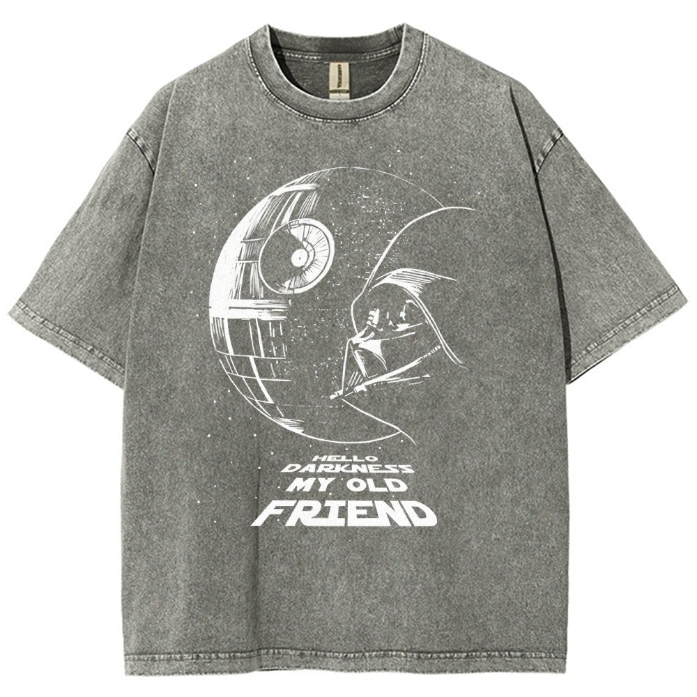 Hello Darkness My Old Friend Vintage Distressed T-shirt