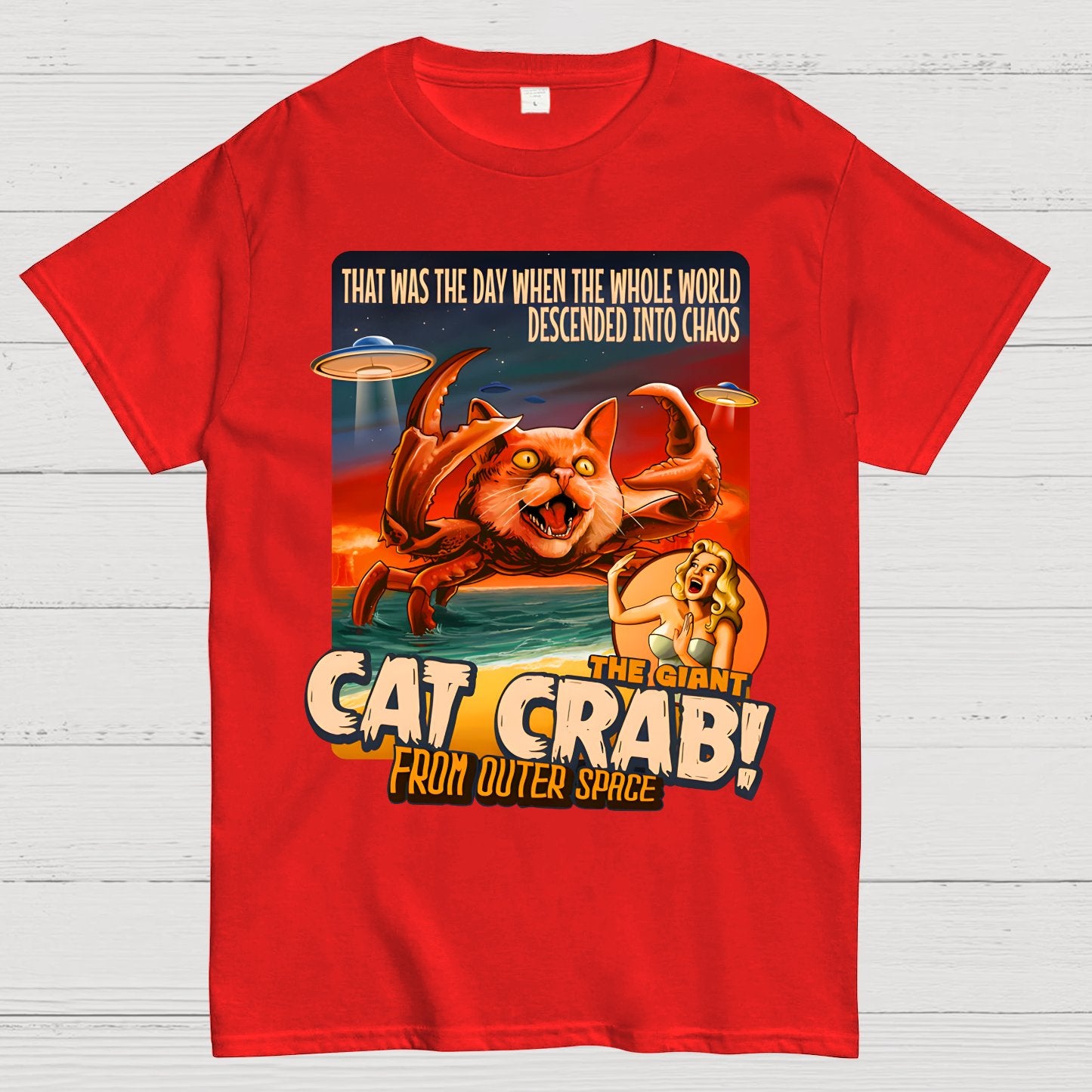 The Giant Cat Crab Geek T-Shirt