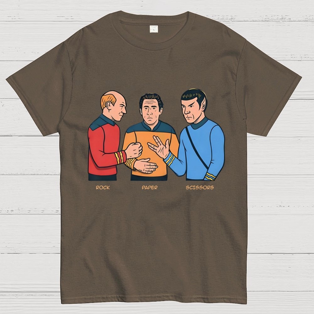 Rock Paper Salute Unisex Geek T-Shirt