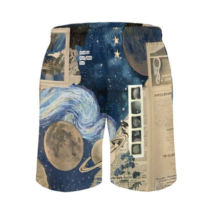 Across The Ocean And Stars Geek Shorts