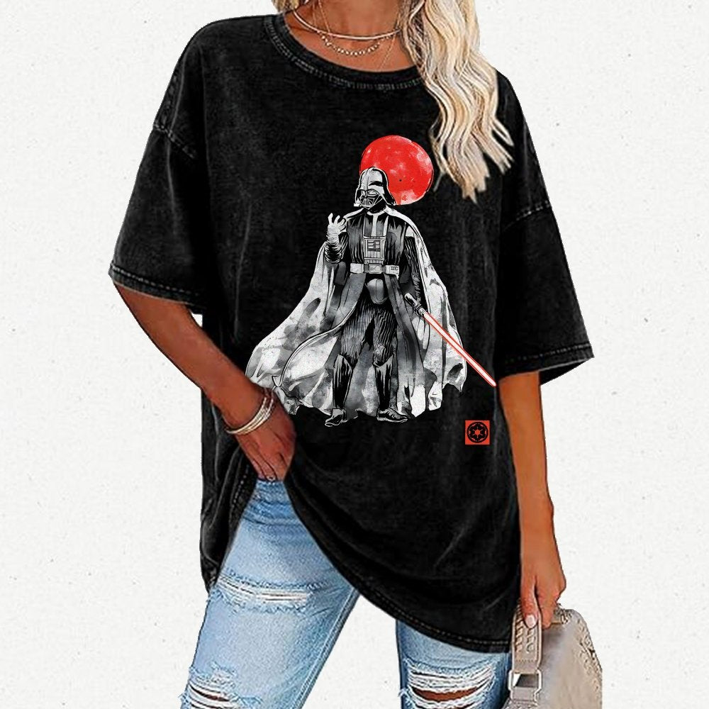 Dark Lord Sumi-E Vintage Distressed T-shirt