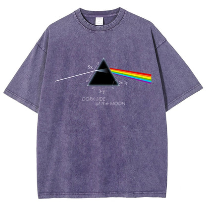 Dork World Of The Moon Vintage Distressed T-shirt