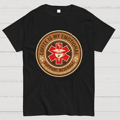 Coffee Is My Emotional Geek T-Shirt