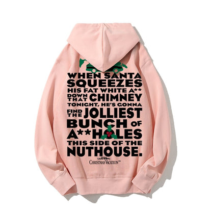 Christmas Vacation: Jolliest Bunch Geek Printed Back Cotton Hoodie