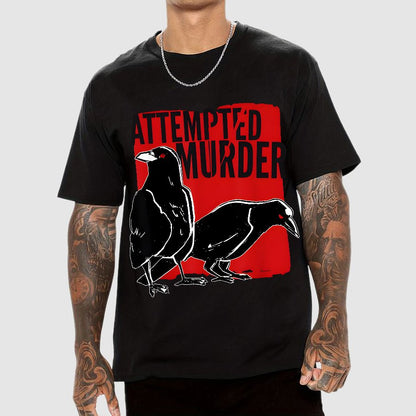 Attempted Murder Crow Geek T-Shirt