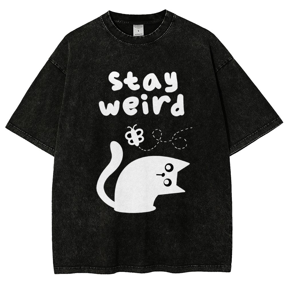 Weird Forever Vintage Distressed T-shirt
