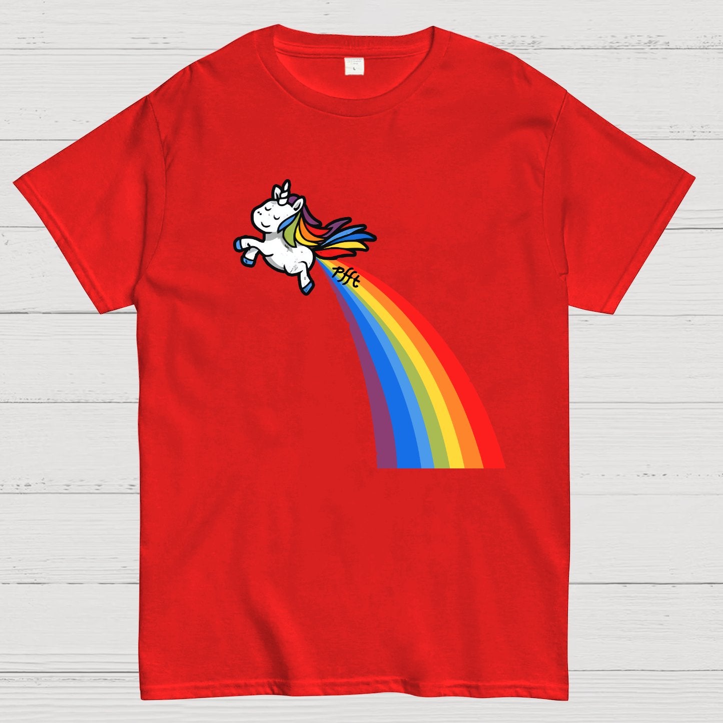 I Fart Rainbows Geek T-Shirt