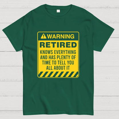 Retired Warning Geek T-Shirt