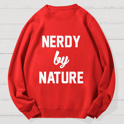 Nerdy by Nature Geek Cotton Sweatshirt