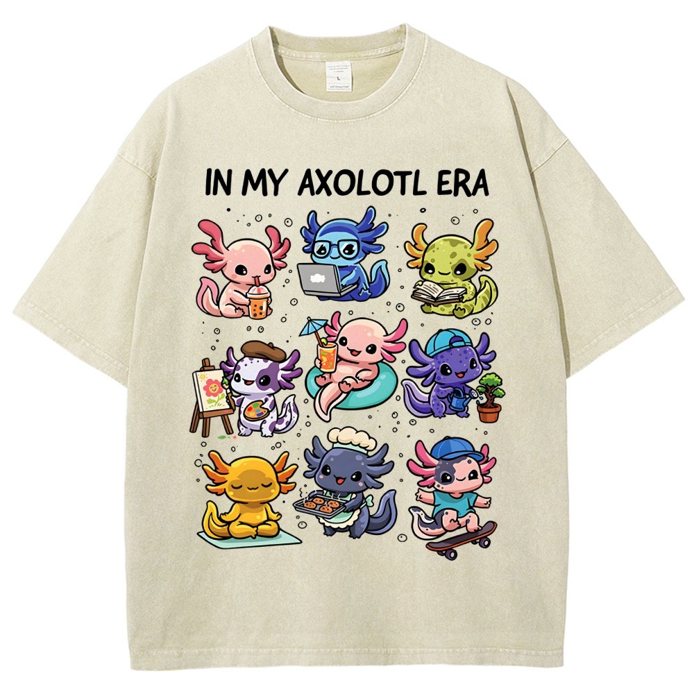 In My Axolotl Era Vintage Distressed T-shirt