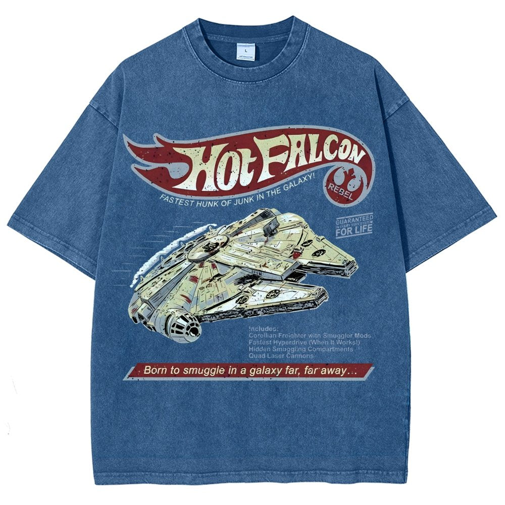 Hot Falcon Vintage Distressed T-shirt