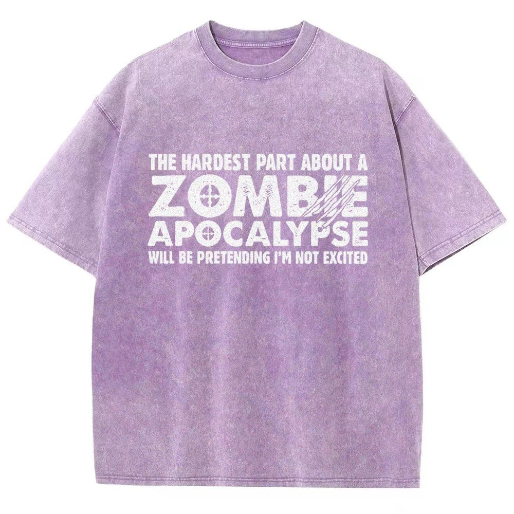 Zombie Apocalypse Vintage Distressed T-shirt