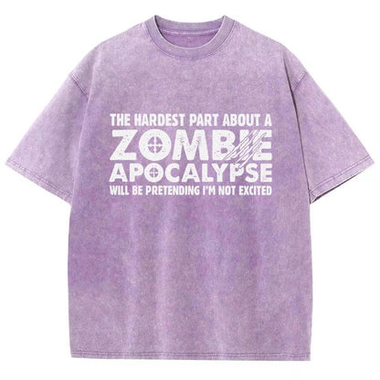 Zombie Apocalypse Vintage Distressed T-shirt