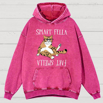 Funny Cat Vintage Distressed Hoodie