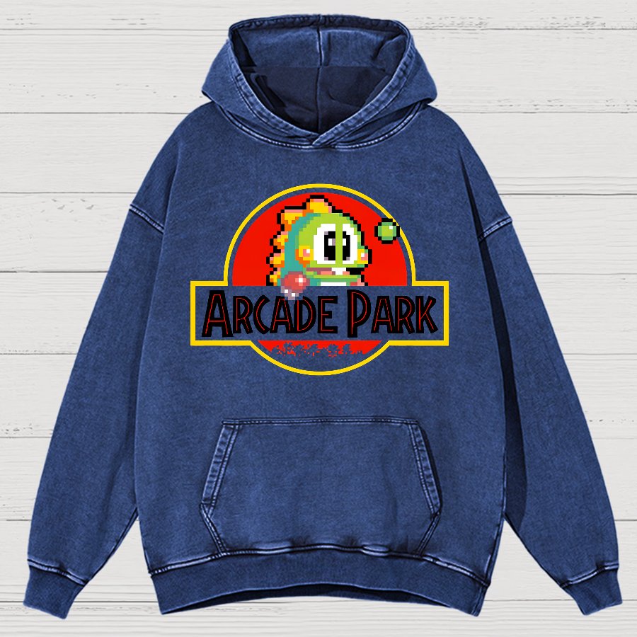 Arcade Park Vintage Distressed Hoodie