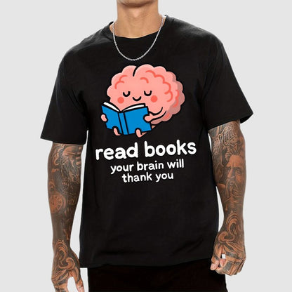 Books for your Brain Geek T-Shirt