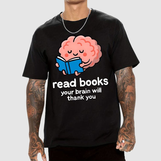Books for your Brain Geek T-Shirt