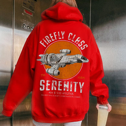 Retro Smugglers Nerdy Printed Back Cotton Hoodie