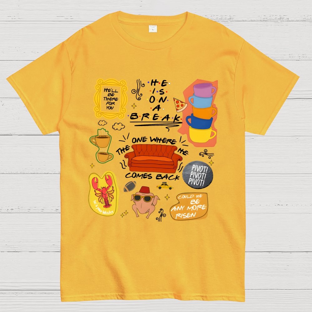 The one where he comes back Funny Easter Geek T-Shirt