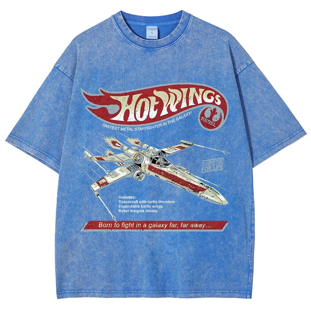 Hot Wings Vintage Distressed T-shirt