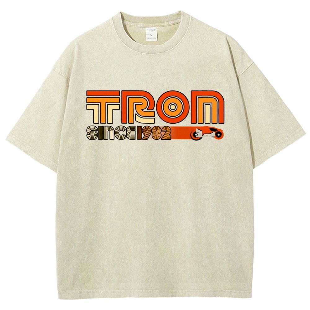 Retro Neon 1982 Vintage Distressed T-shirt
