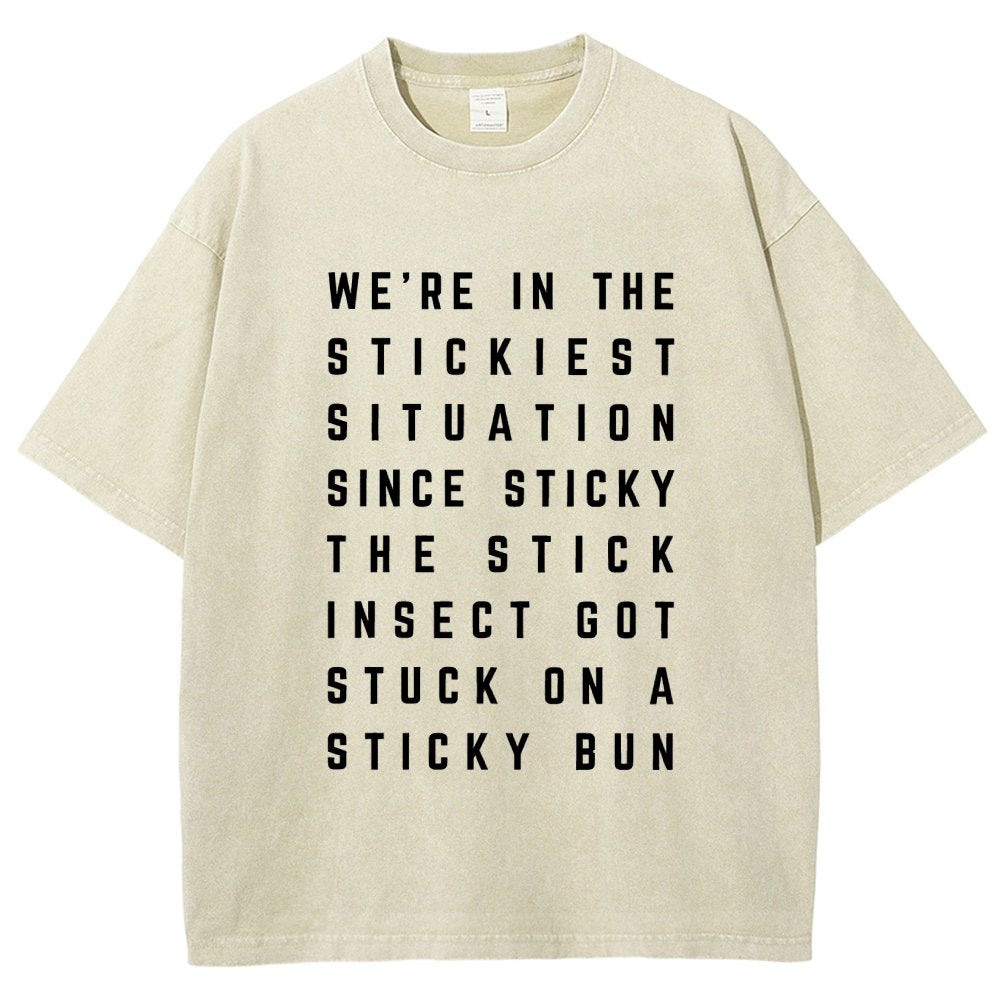 Sticky Situation Vintage Distressed T-shirt