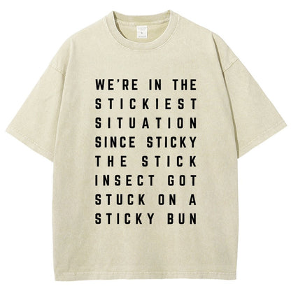 Sticky Situation Vintage Distressed T-shirt