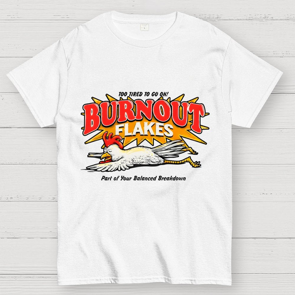 Burnout Flakes Geek T-Shirt